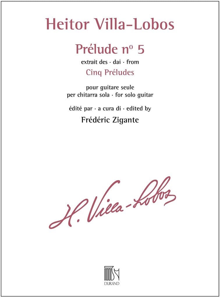 Prélude n° 5 - extrait des Cinq Préludes